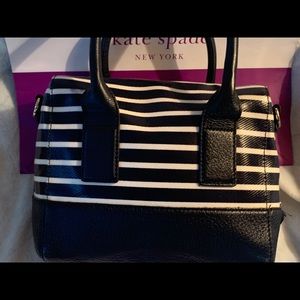 AUTHENTIC - Kate Spade, Navy Blue & White striped